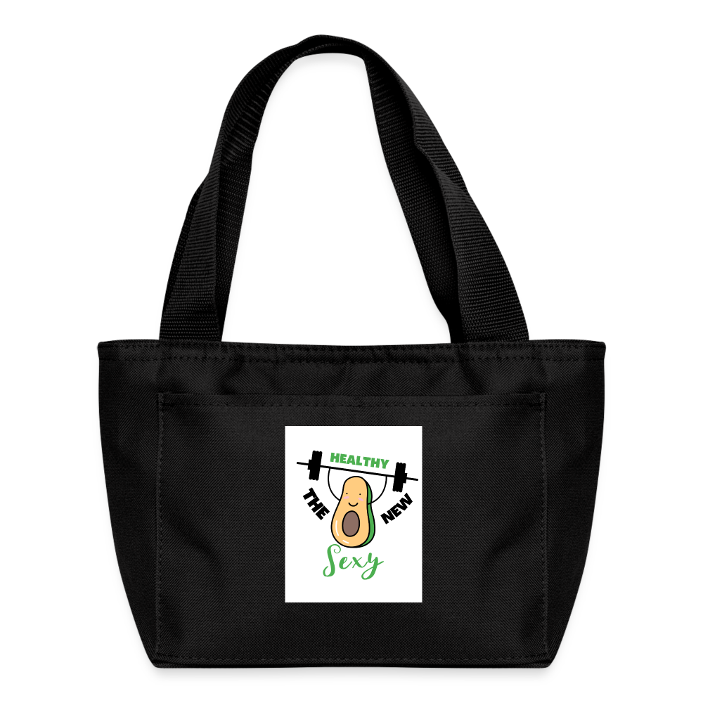 Healthy is the new sexy! LUNCH BAG - black