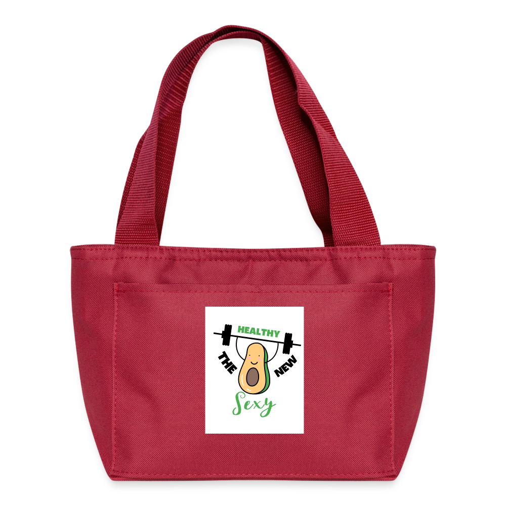 Healthy is the new sexy! LUNCH BAG - red