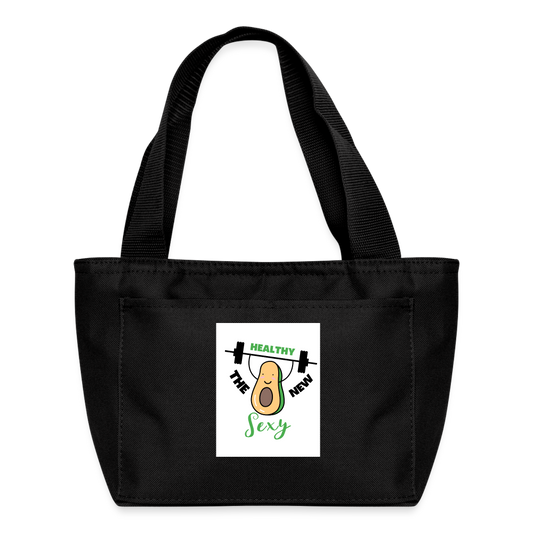 Healthy is the new sexy! LUNCH BAG - black